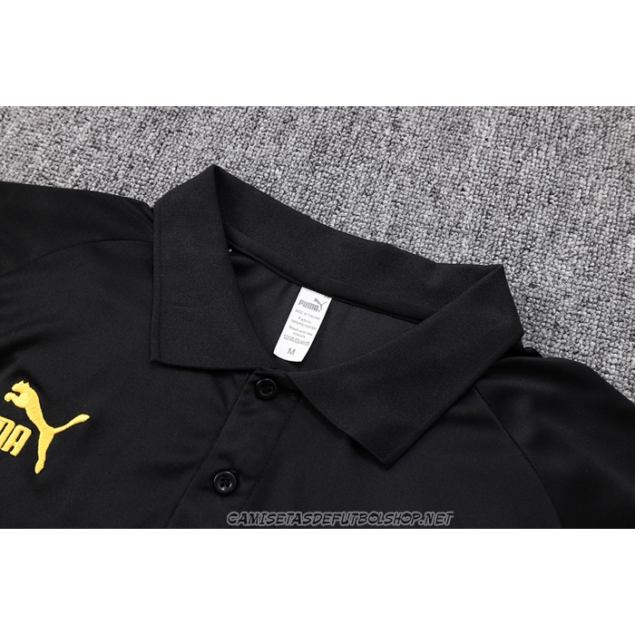 Camiseta Polo del Borussia Dortmund 23-24 Negro